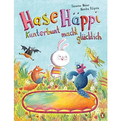 Afbeelding van Hase Häppi Kunterbunt macht glücklich