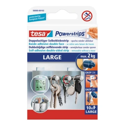 Image de Boîte 10 languettes power strips Tesa