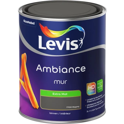 Afbeelding van Levis Ambiance muurverf extra mat 1l magma