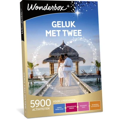 Afbeelding van Wonderbox cadeaubon Geluk met twee