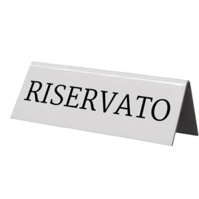 Afbeelding van SECURIT Tafelkrijtbord in Italië reservering, houders, set van 5