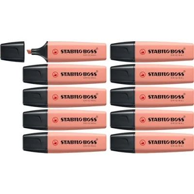 Image de Surligneur et marqueur Stabilo Boss Original Nature Orange rouille