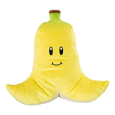 Afbeelding van Super Mario Mega Banana pluchen knuffel Club Mocchi