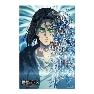 Afbeelding van Poster Attack on Titan Eren Yeager 61x91,5cm
