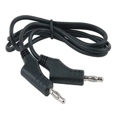 Afbeelding van KS Tools, Meetlijn, Meetkabelverlenging met dubbele stekker en extra contactdoos 1.100 mm (zwart)