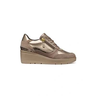 Afbeelding van Geox Ilde, Sneakers, Dames, Maat: 41, lichtbruin