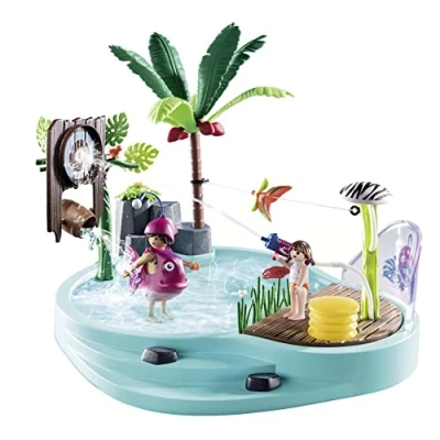 Image de Playmobil 70610 Family Fun Piscine avec jet d&#039;eau