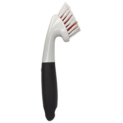 Image de OXO Good Grips, Brosse pour joints de carrelage, le nettoyage la salle bain, Blanc