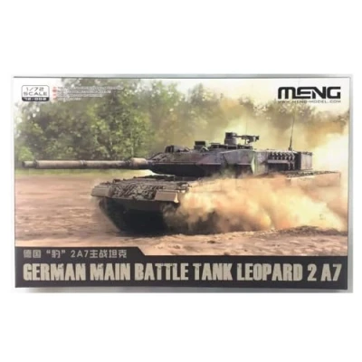 Afbeelding van 1:72 MENG 72002 German Main Battle Tank Leopard 2 A7 Plastic Modelbouwpakket