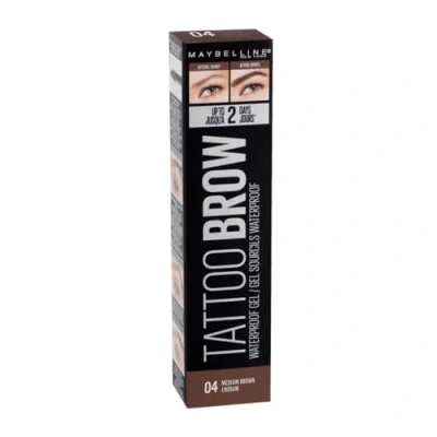 Image de Maybelline compatible Tattoo Brown Browgel 04 Medium