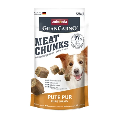 Afbeelding van 60g Meat Chunks Small Kalkoen Puur Animonda Hond