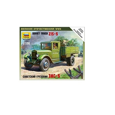 Afbeelding van Zvezda Soviet Truck Zis 5 (Zve6124) modelbouwsets, hobbybouwspeelgoed voor kinderen, modelverf en accessoires