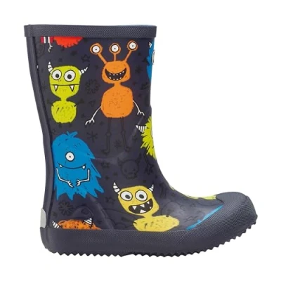 Afbeelding van Viking Indie Print Unisex Regenlaarzen navy/multicoloured voor kinderen, Maat: 31, Navy/multi coloured Kunststof