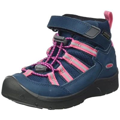 Afbeelding van Keen Hikeport 2 Sport MID WP Unisex Outdoorschoenen voor kinderen, Maat: 37, Blue wing teal/fruit dove Leer en textiel