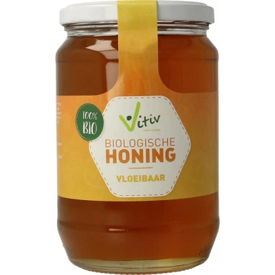 Afbeelding van Vitiv honing vloeibaar biologisch 900 gram