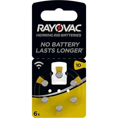 Afbeelding van Rayovac Ray 10B Hoortoestelbatterijen Ha10 6 Blister