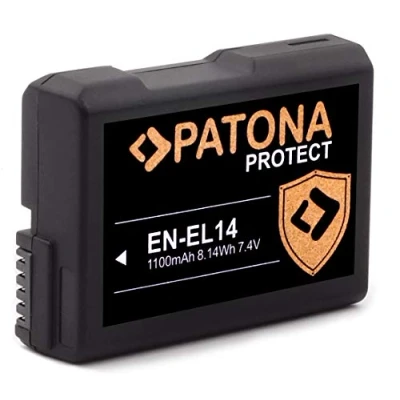 Afbeelding van PATONA dla Nikon EN EL14 1100mAh Li Ion Protect