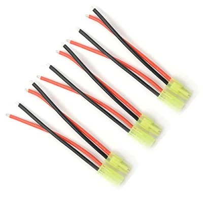 Afbeelding van FLY RC 3 Paar Mini Tamiya Mannelijke Connector Adapters met 10cm 14awg voor Hobby Lipo Batterij