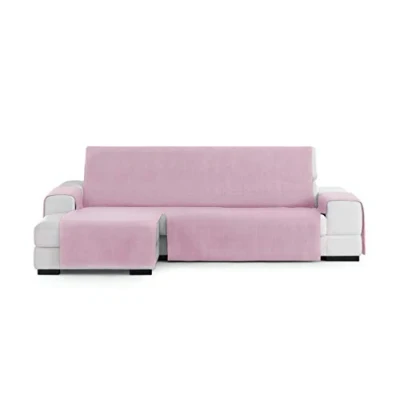 Afbeelding van Hoes voor chaise longue met korte armleuning links Eysa LEVANTE Roze 100 x 110 290 cm