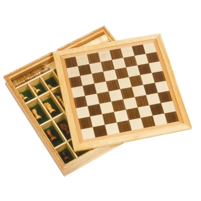 Afbeelding van Goki Houten Spellenset, 2in1