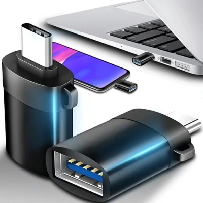 Afbeelding van Retoo USB C naar A 3.0 adapter, Type USB, Thunderbolt 4/3 aansluiting, snelle gegevensoverdracht, adapter met OTG voor smartphones