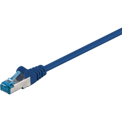 Afbeelding van S/FTP CAT6a 10 Gigabit netwerkkabel / blauw LSZH 25 meter
