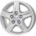 Afbeelding van ALUTEC 5 gat 16duim 112mm lichtmetalen Velg Grip Transporter polar zilver GRT6650M81 0