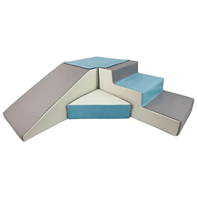 Image de Set de 4 blocs en mousse pour le jeu blanc bleu clair gris