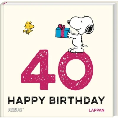 Afbeelding van Peanuts Geschenkbuch: Happy Birthday zum 40. Geburtstag