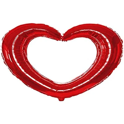 Afbeelding van Selfie frame hart rood 80x70cm