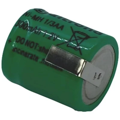 Afbeelding van Beltrona 1/3AA Speciale oplaadbare batterij 1/3 AA Z soldeerlip NiMH 1.2 V 300 mAh