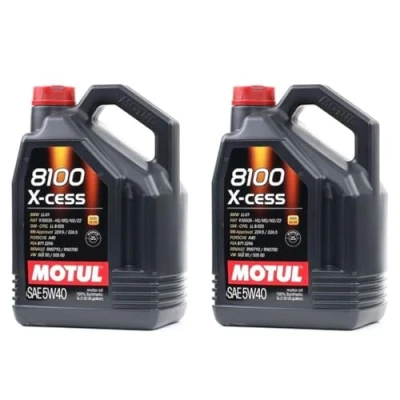 Afbeelding van Motul 8100 x clean 5W40 motorolie 10 liter (2 5 liter)