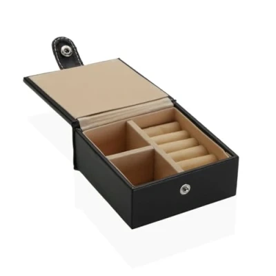 Afbeelding van Doos Juwelenkistje Versa Zwart 10 x 5 cm