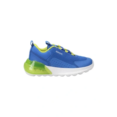 Afbeelding van Geox Activart Illuminus Sneakers laag voor kinderen, Maat: 37, Blau Leer