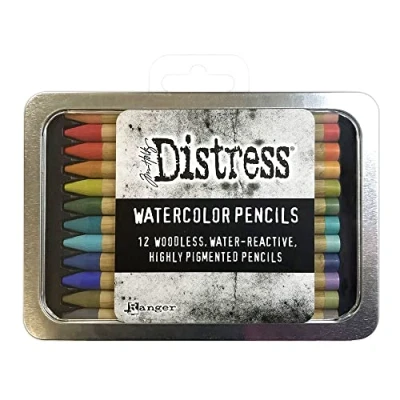 Afbeelding van Ranger Tim Holtz Distress Watercolor Pencils 12 st Kit #3 TDH76643 (09 22)