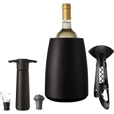 Afbeelding van Vacu Vin Wijnset Elegant Zwart 5 Delig