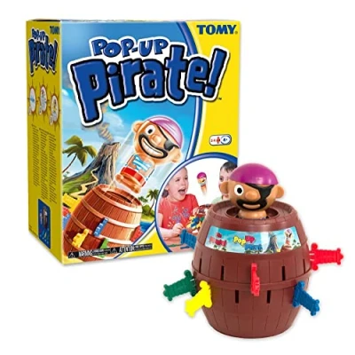 Image de TOMY Pic Pirate Jeux de Société pour Enfants, Jouet Noël,Jouet Enfant 4 ans, Jeu Rigolo Groupes, Cadeau Anniversaire Idéal, ans+