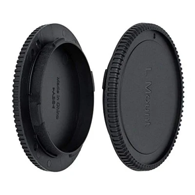Afbeelding van JJC Body Cap + Achter Lens Set voor Leica SL2, SL (Typ 601), TL, T, CL, Panasonic S1, S1R, S1H, S5, Sigma fp, fp L etc. Mount Digital Camera &amp; System (1 Set)