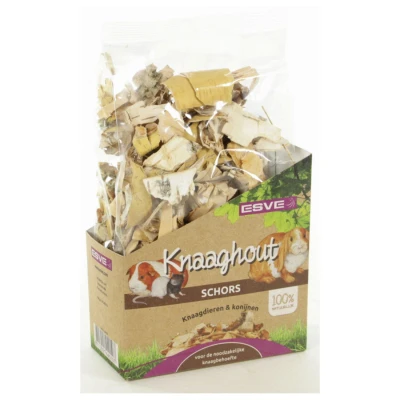 Afbeelding van Esve Knaaghout Schors Konijn En Knaagdier Knaagdiersnack 100 g