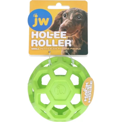 Afbeelding van JW HOL EE ROLLER Hondenspeeltje Hondenspeelgoed Hondenbal S Ø 9 cm Natuurrubber Groen