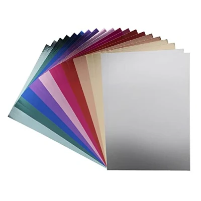 Afbeelding van Ideen mit Herz 20 vellen spiegelkarton metallic papier DIN A4 300 g/m² 2 x 10 verschillende kleuren