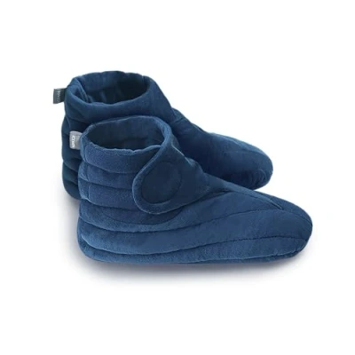 Afbeelding van ICEHOF verwarmde sokken Lavendel schoenen Graansokken Magnetron voetwarmer, Blauw