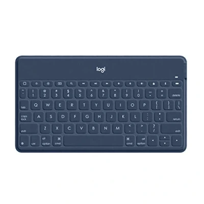 Afbeelding van Logitech Keys To Go Draadloos Bluetooth toetsenbord voor iPhone, iPad, Apple TV, QWERTY lay out, Pan Nordic (blauw)