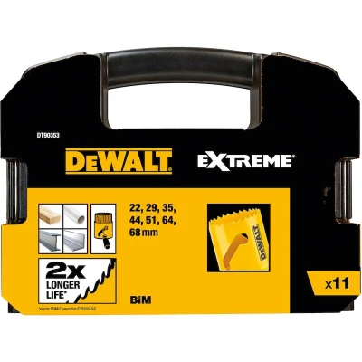 Image de DEWALT DT90353 QZ Coffret de scies cloches Extreme 11 pièces