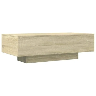 Image de vidaXL Table basse chêne sonoma 100x49,5x31 cm bois d&#039;ingénierie834894