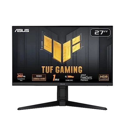 Afbeelding van ASUS TUF Gaming VG27AQML1A computer monitor 68,6 cm (27&quot;) 2560 x 1440 Pixels Wide Quad HD LCD Zwart