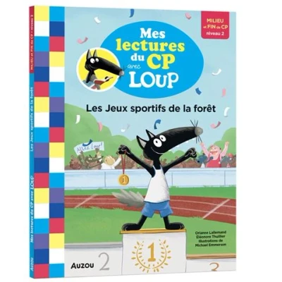 Image de Mes lectures du cp avec loup les jeux sportifs de la foret