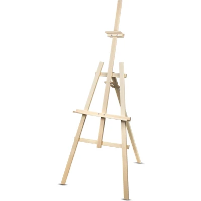 Afbeelding van Schildersezel 150 cm Stabiel beukenhou voor volwassenen en kinderen, professionele kunstenaars