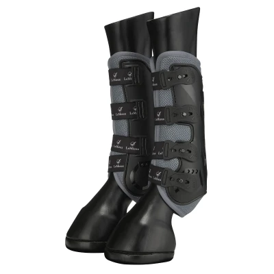 Image de LeMieux Guêtres Snug Boots Ultramesh Gris L Hind