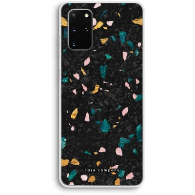 Afbeelding van Case Company® hoesje geschikt voor Samsung Galaxy S20 Plus Terrazzo N10 Soft Cover Telefoonhoesje Bescherming aan alle Kanten en Schermrand